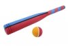 Kij baseball piankowy z piłką 60 cm 